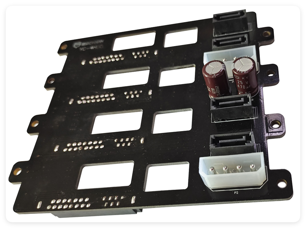 SAS\SATA 4-Bay HDD Backplane For Nas Server - Supergold Corporation Limited