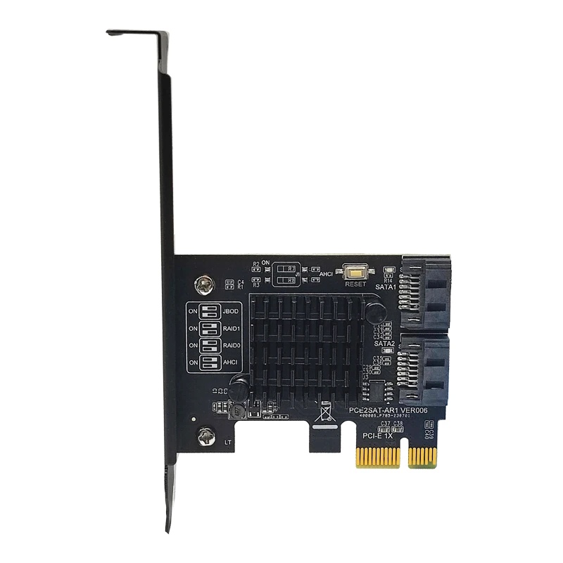 PCIe to 2 Port SATA3.0 6Gbps ASM1061R Raid Card - Supergold Corporation Limited