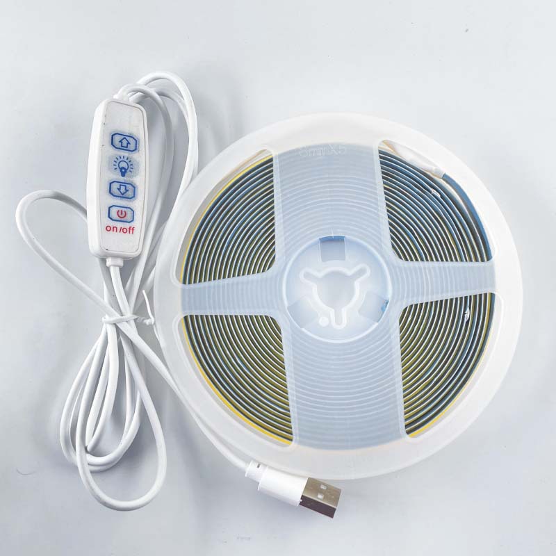5V USB-powered COB LED strip light 5M Long - Supergold Corporation Limited