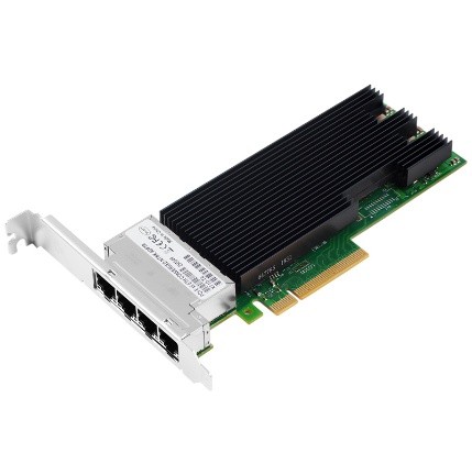 PCIe 3.0 x8 10Gbps 4-Port RJ45 Network Card - Supergold Corporation Limited