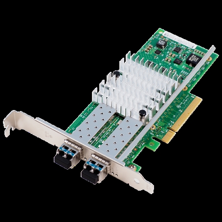 PCIe 2.0 x8 dual-port 10 Gbps SFP+ network Card - Supergold Corporation Limited