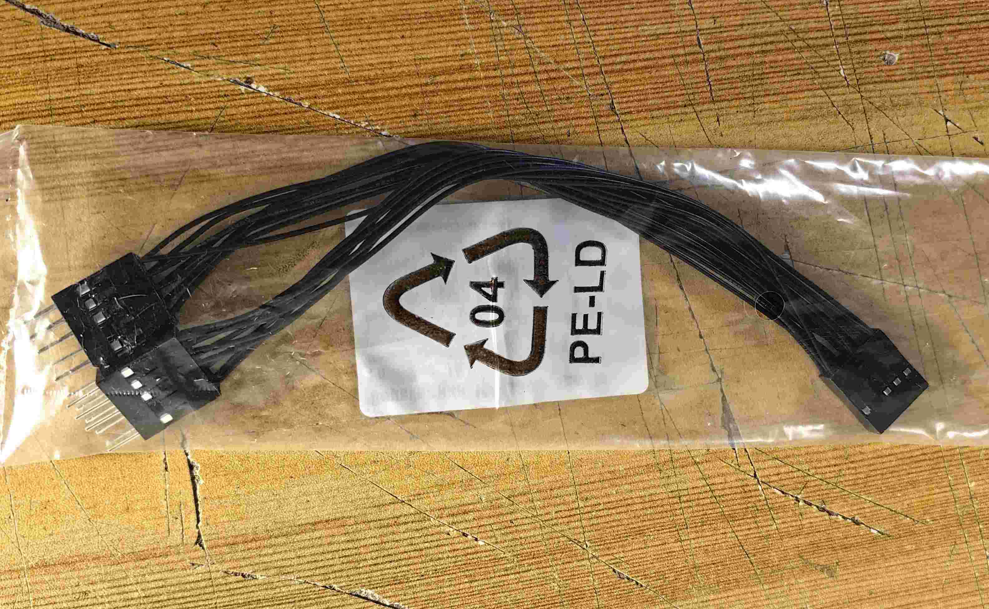 HD Audio Front Panel Extension 9 Pin to Dual 9 Pin Cable - Supergold Corporation Limited