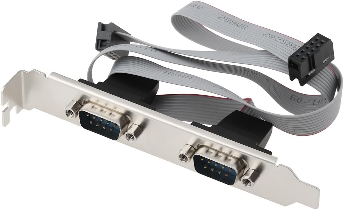DB9 Male COM Port X 2 Bracket Cable - Supergold Corporation Limited