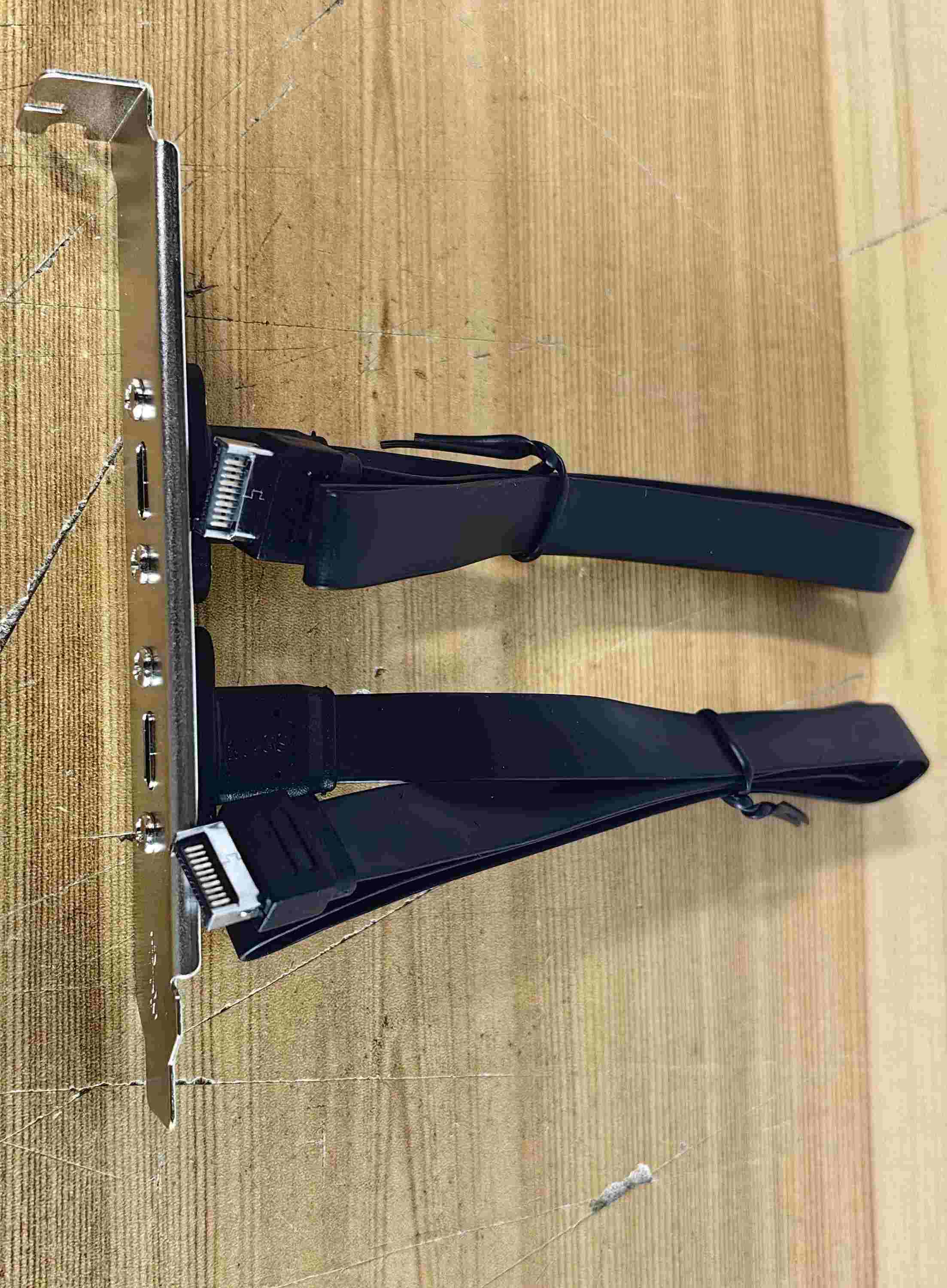 Type E Motherboard to USB-C 2 Port 10Gbps Bracket Cable - Supergold Corporation Limited