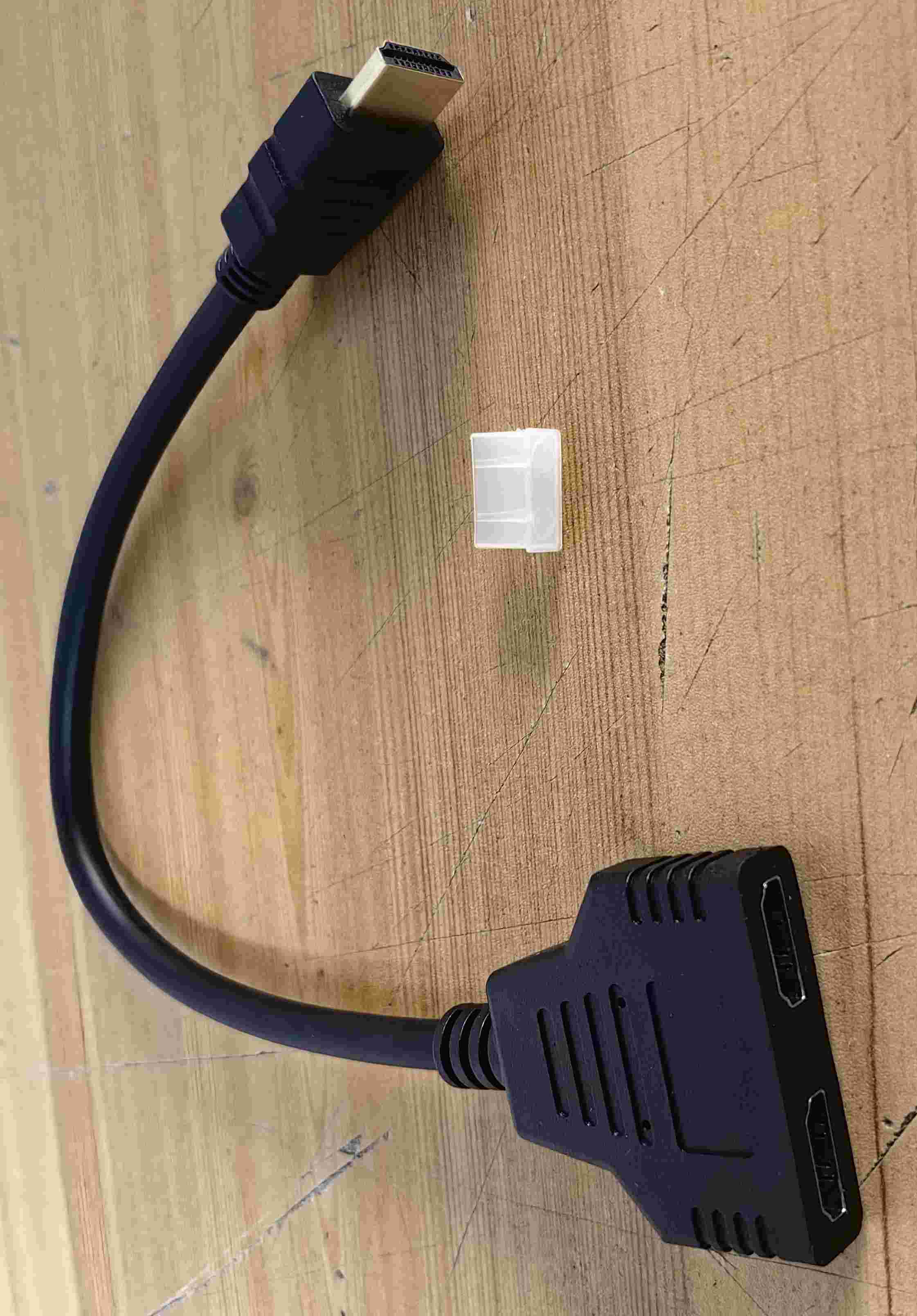 HDMI Male to Dual HDMI Female 1 to 2 Way Adapter Cable - Supergold Corporation Limited