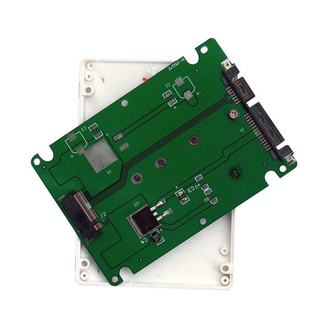 M.2(NGFF) SATA B+M Key SSD to SATA III Adapter Card - Supergold Corporation Limited
