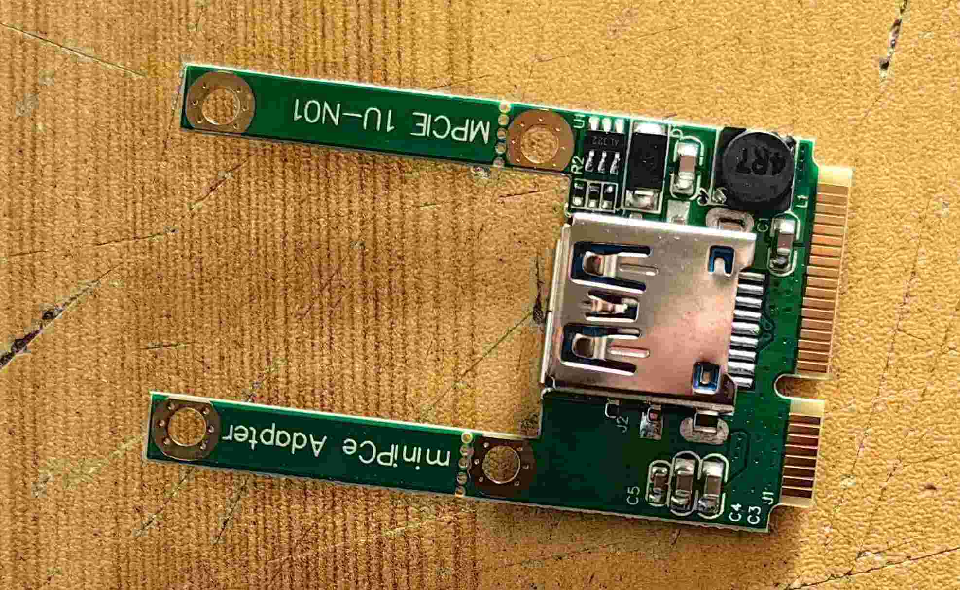 Mini PCIe to USB2.0 Adapter - Supergold Corporation Limited
