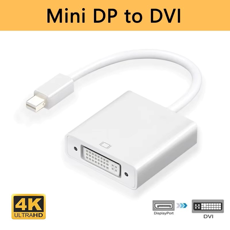 Mini DP Male to DVI Female adapter 20cm - Supergold Corporation Limited