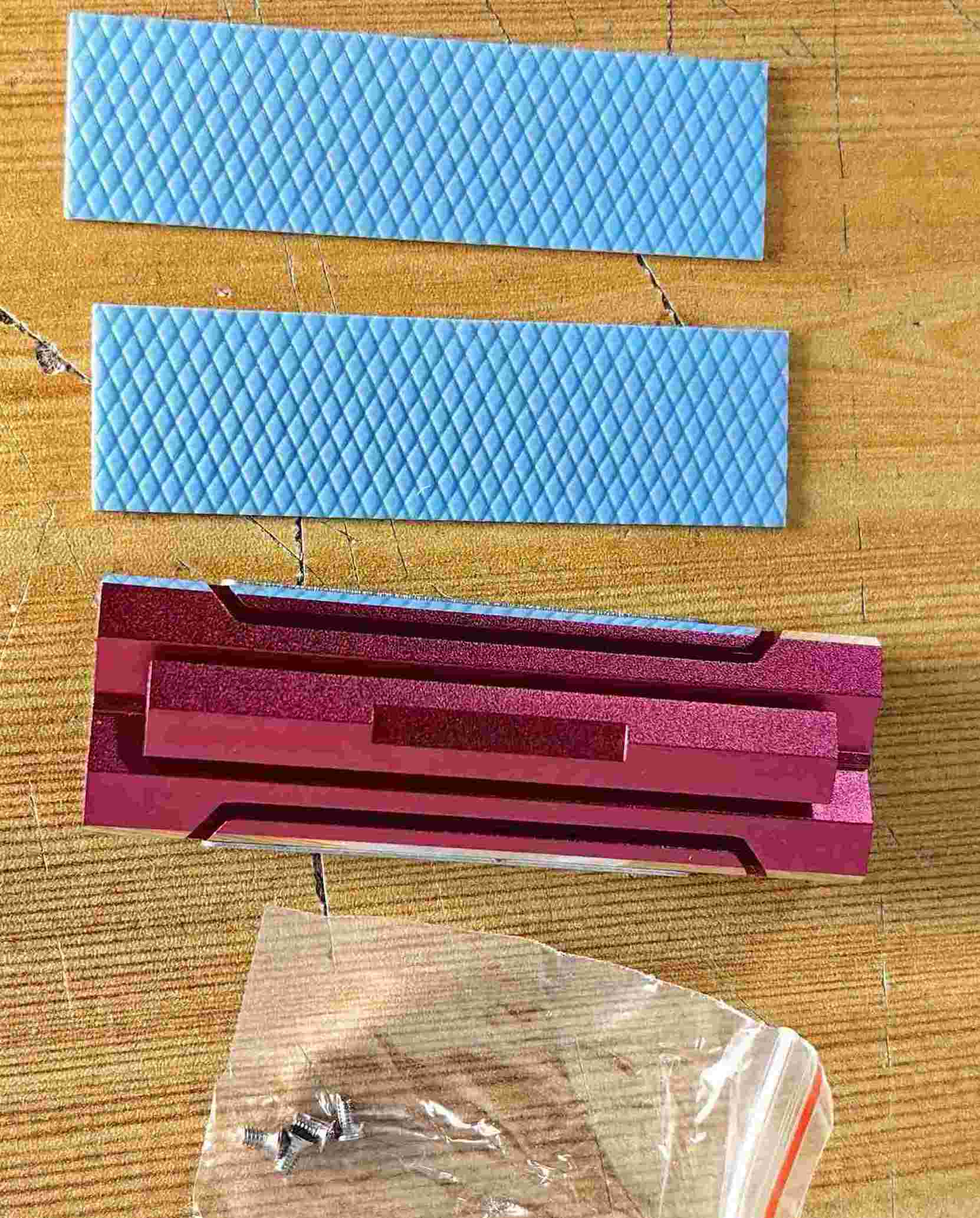 M.2 2280 NVMe/NGFF SSD aluminum heatsink - Supergold Corporation Limited