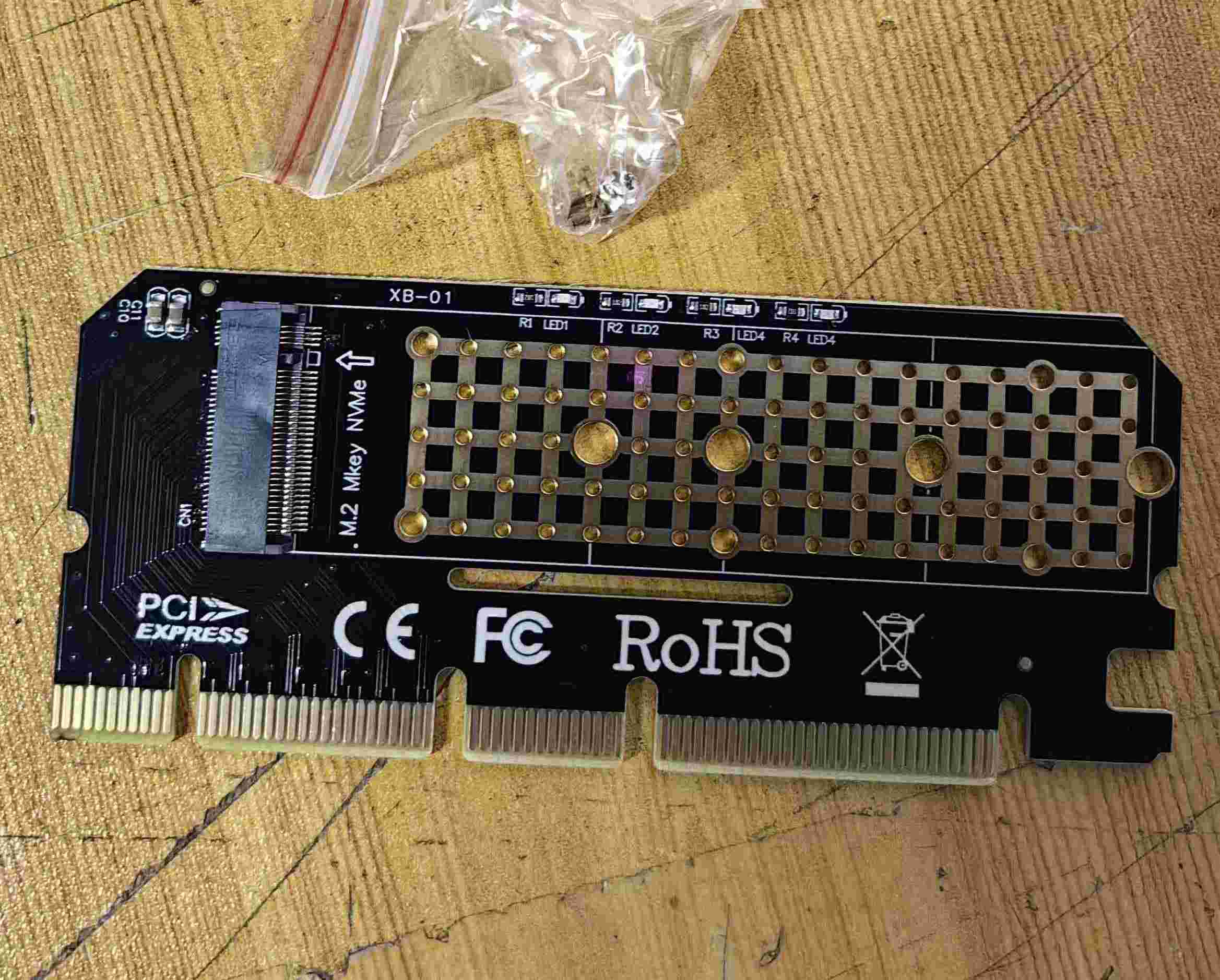 PCIe 3.0 x16 NVME Extended Riser Card - Supergold Corporation Limited