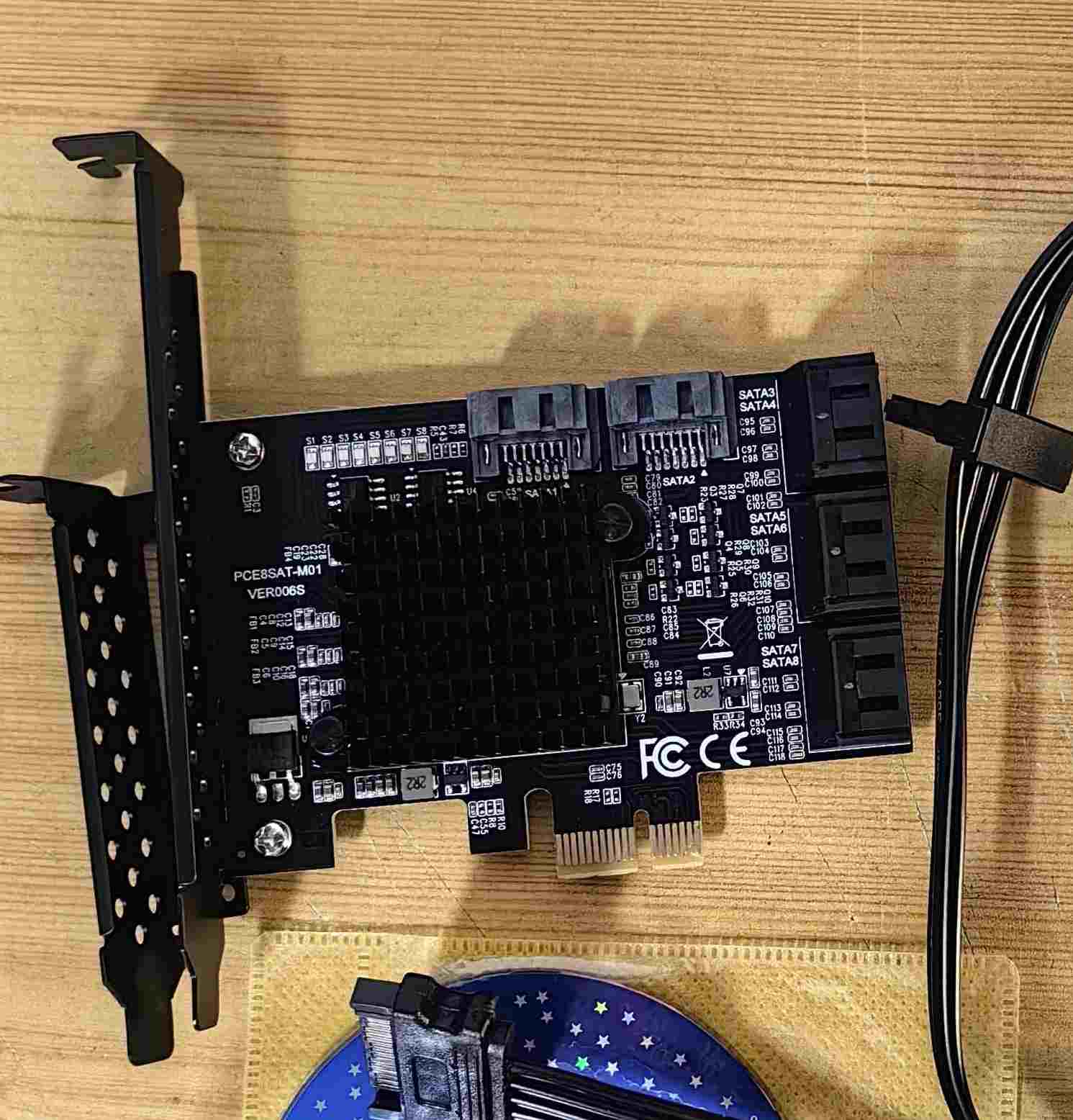 PCIe SATA III 6Gbps 8 Port Marvell 9215 Card - Supergold Corporation Limited