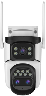Triple-Lens PTZ Outdoor Security Camera - Supergold Corporation Limited