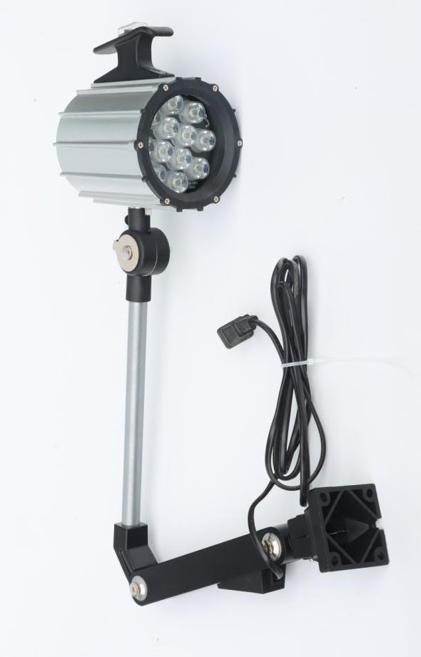 LED 9W Waterproof Adjustable Long Arm Machine Work Light - Supergold Corporation Limited
