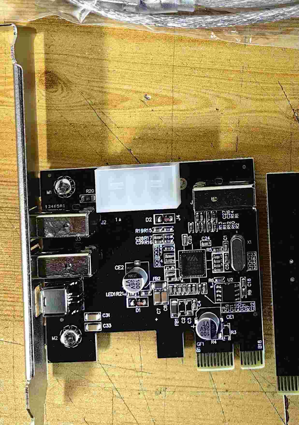 PCIe VIA 6315 4 Port 1394A card - Supergold Corporation Limited