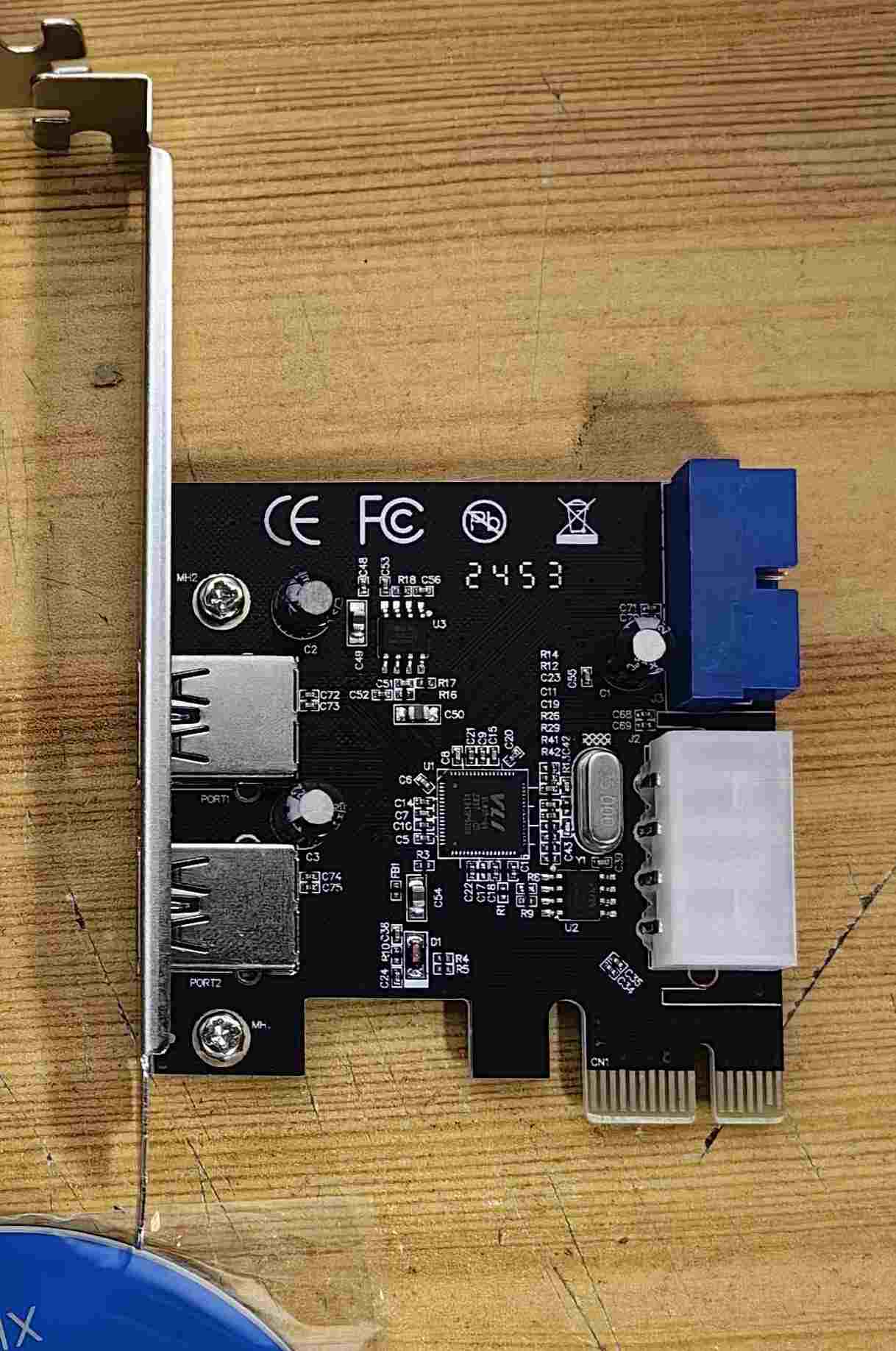 PCIe USB 3.0 2+2 (20 Pin) Card - Supergold Corporation Limited