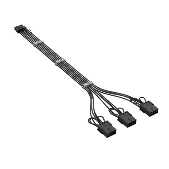 12VHPWR zu 3x8 Pin Adapter-12+4Pin GPU Stromkabel