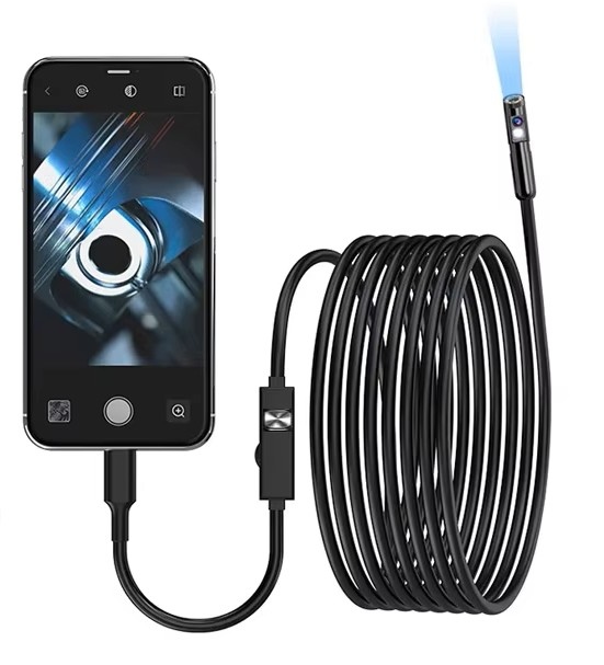 Type C 내시경 HD 8mm 카메라 8 LED 2M 케이블