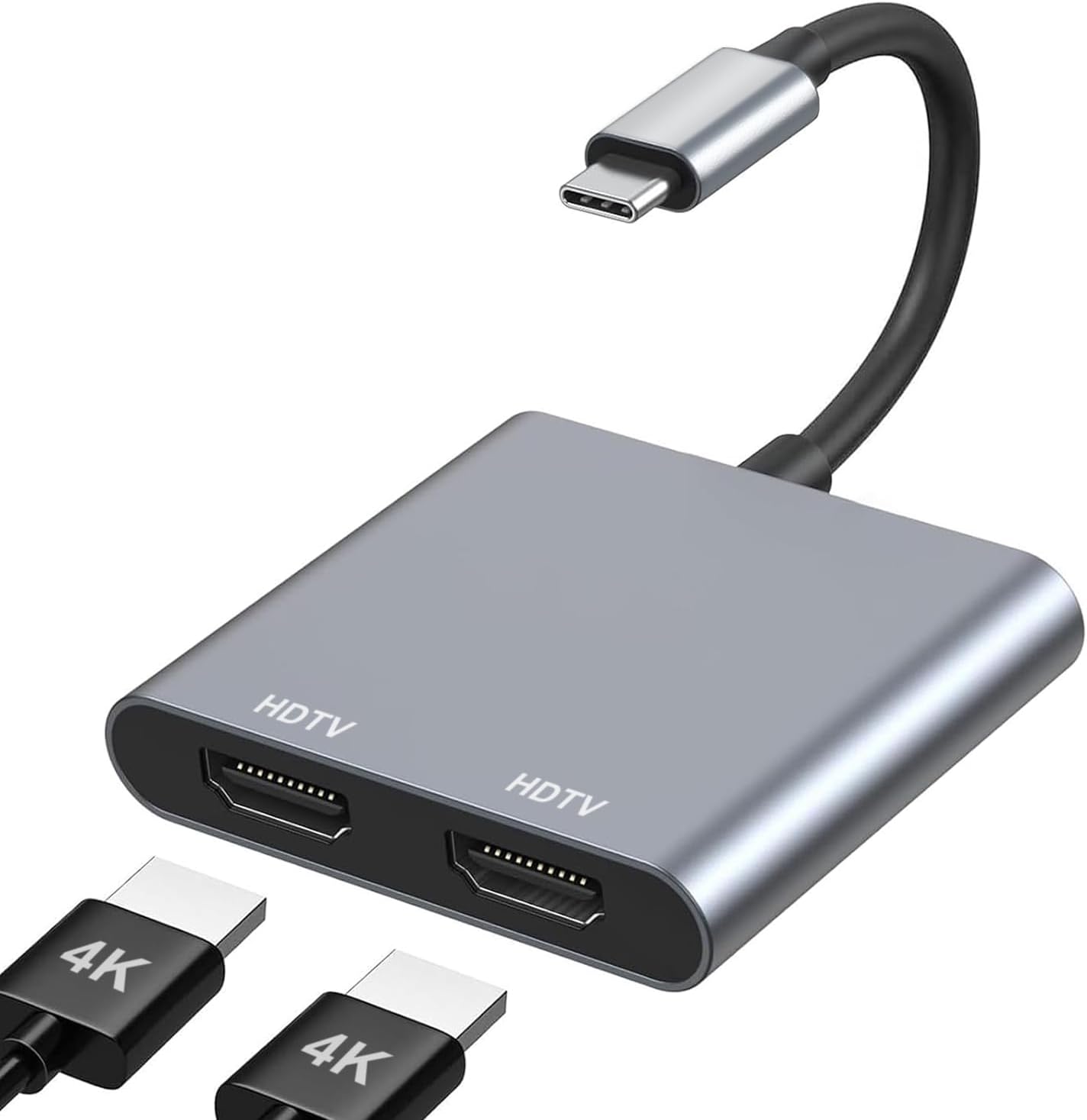 Typ-C-auf-Dual-HDMI-4K@60Hz-Adapter