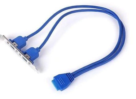 USB 3.0 Dual-Port-Standardhalterung