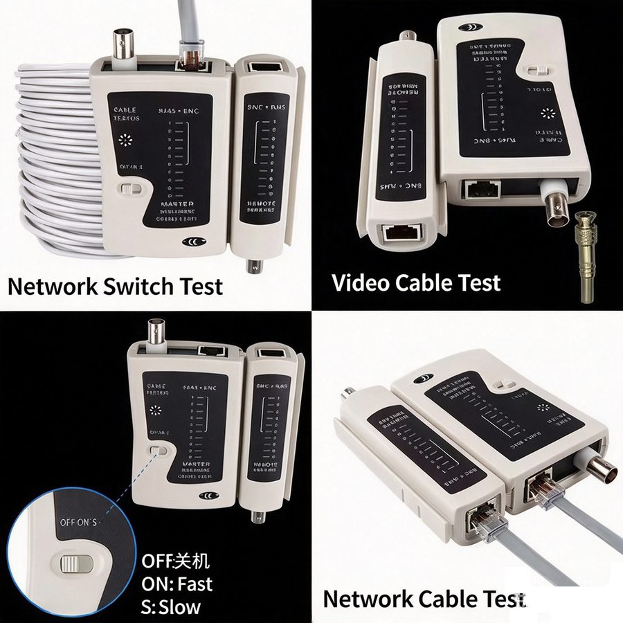 Netzwerk- und Koaxialkabeltester