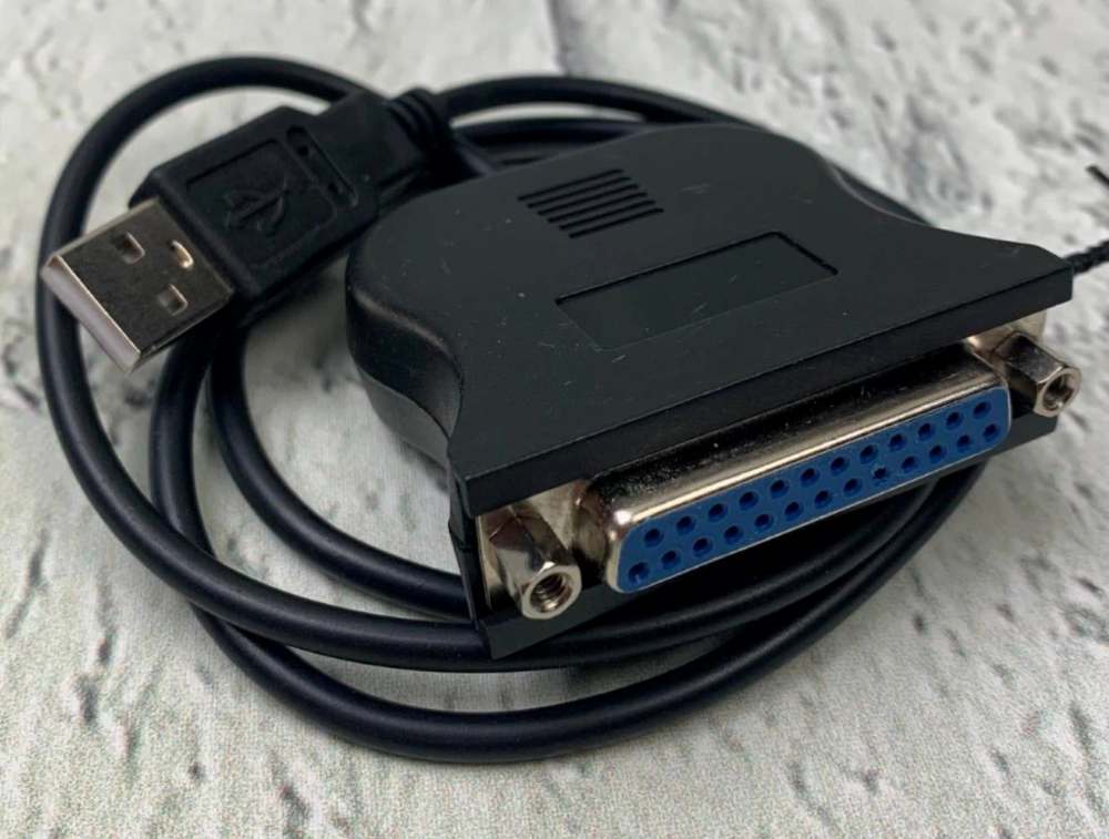 USB에서 프린터 포트 DB25 암 케이블