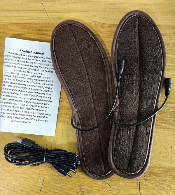 USB-heißbare Fußsohlen für Schuhe