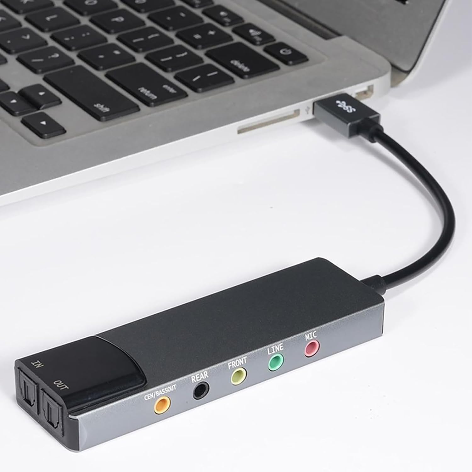 USB 5.1 Channel CM6206 External Sound Card - Supergold Corporation Limited