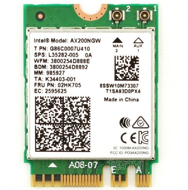 AX200NGW Wi-Fi 6 M.2 Wireless Module - Supergold Corporation Limited
