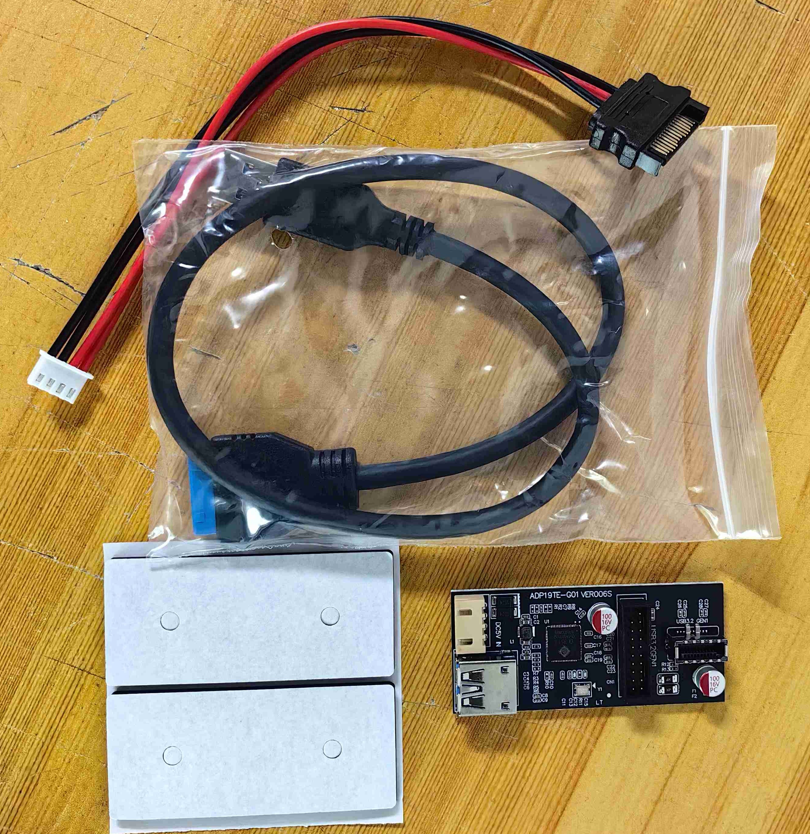 20 Pin USB3.0 to 20 Pin+Type E GL3510 Adapter - Supergold Corporation Limited