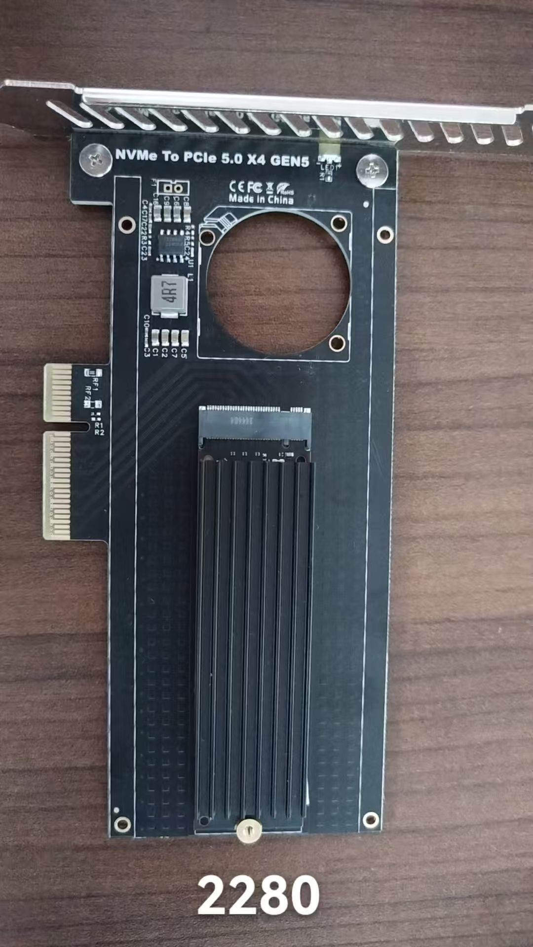 M.2 NVMe SSD to PCIe 5.0 X4 Card - Supergold Corporation Limited
