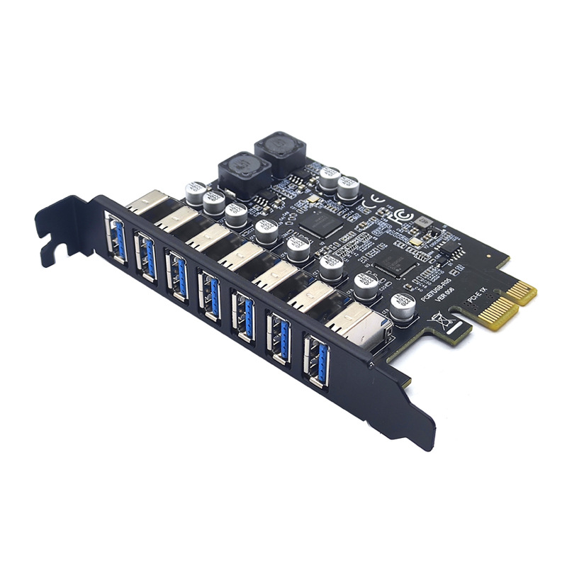 PCIe D720210 + D720201 to USB 3.0 7 Port Card - Supergold Corporation Limited