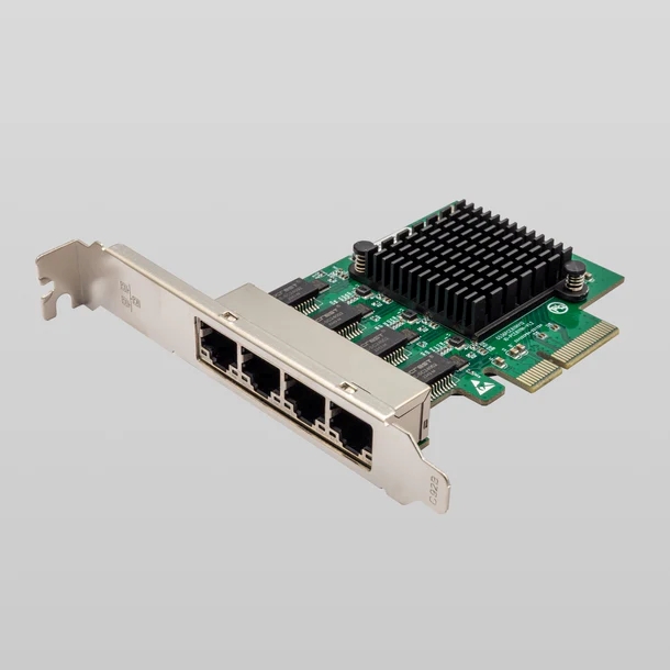 PCIe to 4 Port Gigabit Ethernet RTL8111 Card - Supergold Corporation Limited